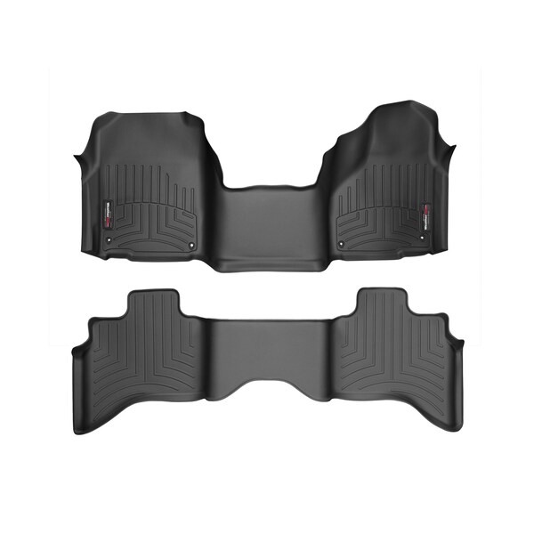 Front and Rear Floorliners - Over The Hump, 444641-442162